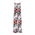 thumbnail image 4 of Clean Women's Casual Jumpsuits Summer Floral Print Boho Overalls Floral Printed Baggy Romper Wide Leg Baggy Long Rompers with Pocket 2025 One Piece, 4 of 5