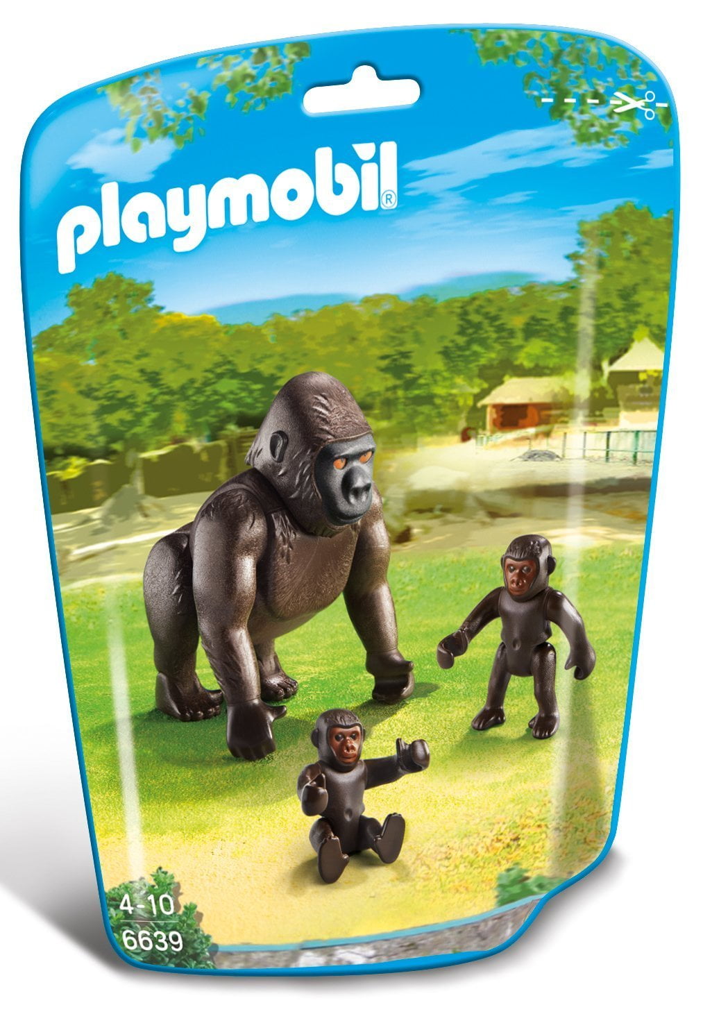 playmobil rhino with baby