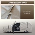 thumbnail image 6 of 6 Layers Car Cover Custom Fit for Honda CRV 1997-2025, Toyota RAV4 1996-2025, Waterproof Full Exterior Cover Rain Sun Protection with Door Zipper, 6 of 13