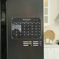 thumbnail image 5 of S Compact Magnetic Message Board With Included Chalk Markers And Eraser For Kitchen Reminders #IOOa2, 5 of 5