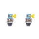 thumbnail image 4 of Moyic Fregadero de cocina, filtro de plástico para grifo, rociador, extensor de bañera para baño, rociador, adaptador de boquilla de Azul 2piezas, 4 of 6