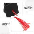 thumbnail image 3 of KAKOWELY Gorro De Graduación Negro Para Mascotas Pequeñas Con Estilo Único Y Cómodo Para Uso En Casa, 3 of 6