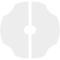 thumbnail image 4 of 38"OD x 6"ID x 13 1/4"C x 1"P Percival Architectural Grade PVC Contemporary Ceiling Medallion, Two Piece, 4 of 11