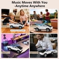 thumbnail image 5 of WSTER WS-580 Cybertruck Portable Bluetooth Speaker, Replica Car with Display Screen, HD Sound, BT5.4，TWS, FM , For Home Outdoor Party Beach，The Perfect Gift for Family and Friends, 5 of 10