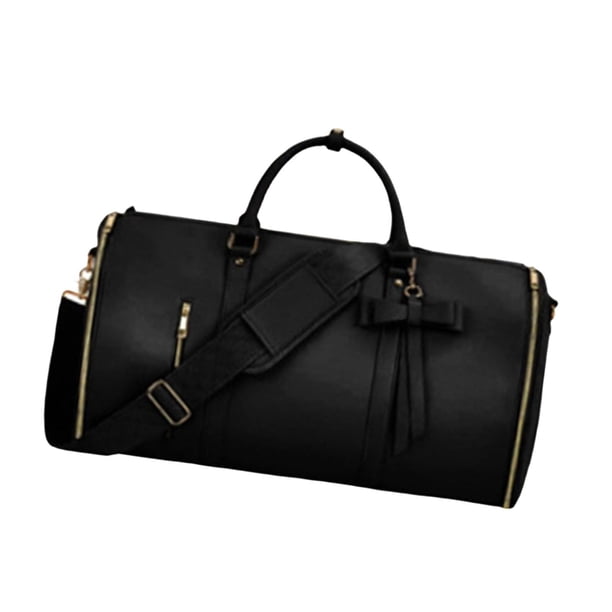 Bolsa de lona Fernando gran capacidad equipaje acampar al aire libre negro