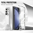 thumbnail image 2 of for Samsung Galaxy Z Fold 5 Slim Case with Screen Protector, All-Inclusive Slim PC Back Case Kickstand Camera Lens Protector Phone Case for Z Fold 5 2023 Silver, 2 of 14