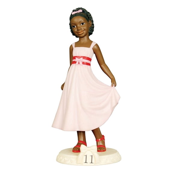Birthday Girls, an African American Collectible Figurine Series, Age 11, 6.75"H