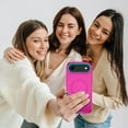 thumbnail image 7 of I-HONVA For iPhone 17 Air Case Compatible with MagSafe,3-Layer Military Grade Drop Protection Anti-Slip Bumper Rugged Shockproof Dustproof Protection 6.6 inch Phone Case,Rose Teal, 7 of 7