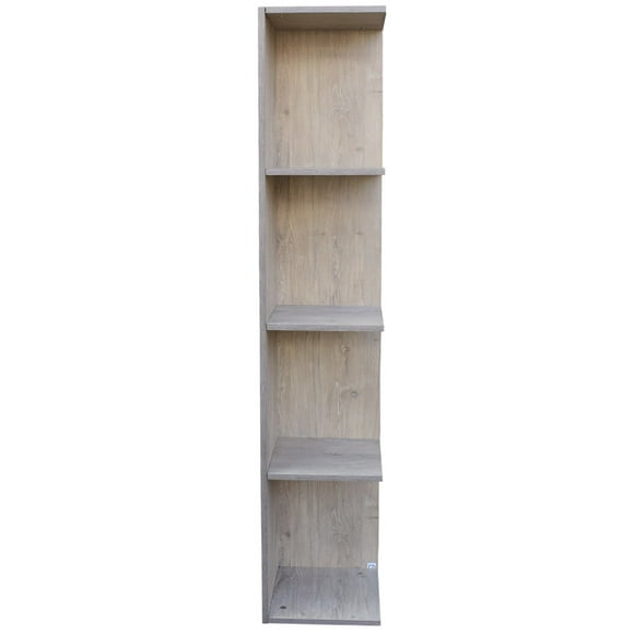 Mueble Librero Esquinero Hogare Color Roble Mueble Esquinero