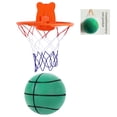 thumbnail image 1 of Silent Basketball Set And Net Bag 3 Pieces/set Including 1 Silent Basketball 1 Basketball Stand And 1 Basketball Net Bag With No Noise During Basketball Dribbling, 1 of 8
