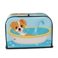 thumbnail image 2 of Daiia Cute Dog In Bath Pattern 2 slice Toaster Cover, Toaster Appliance Dust-proof Cover For Kitchen Small Appliance Dust Cover and Fingerprint Protection, 2 of 7