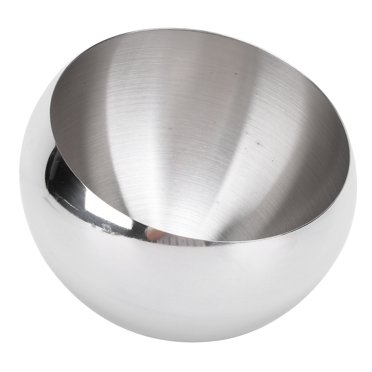 Stainless Steel Seasoning Bowl, Slanted Mouth Design Seasoning Dishes Sushi Dipping Bowl Appetizer Plates Metal Sauce Bowls Multifunctional Serving Dessert Bowl for Kitchen
