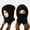 F, variant on 3-in-1 Fleece-Lined Balaclava Hat, Integrated Scarf and Mask Winter Knit Beanie, Windproof Full Face Cover for Outdoor Activities