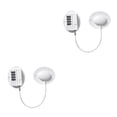 thumbnail image 4 of yingyy Cabinet Window Lock Child for Protection 4 Adhesive Lock Digit Self Door Lock, White 2Set, 4 of 6