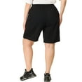 thumbnail image 3 of Agnes Orinda Women's Plus Size Jogger Cargo Pocket Track Midi Bermuda Shorts, 3 of 6