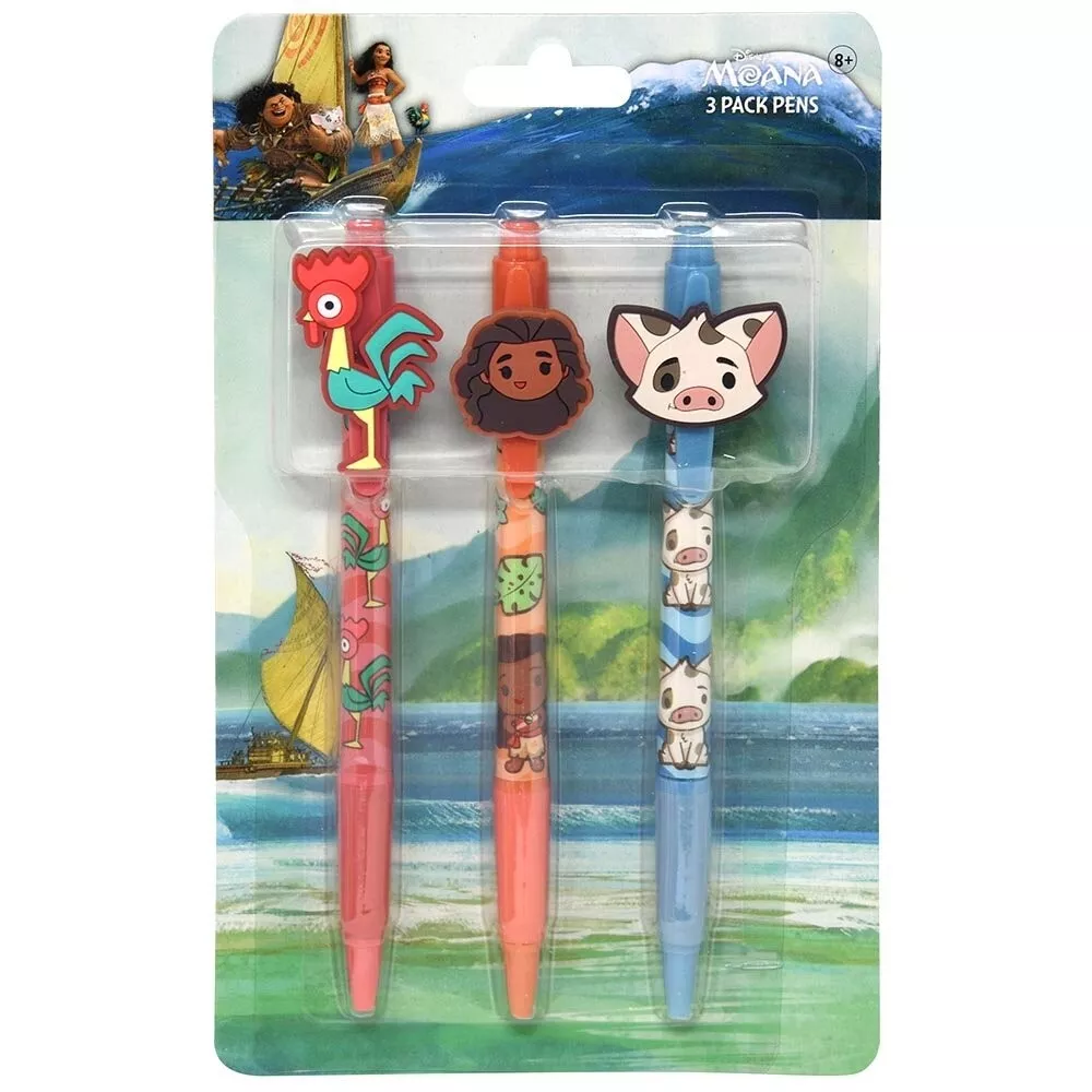Party Favors Set Moana Gift Bag With Pen & Lip Gross For Kids, good for 6 kids
