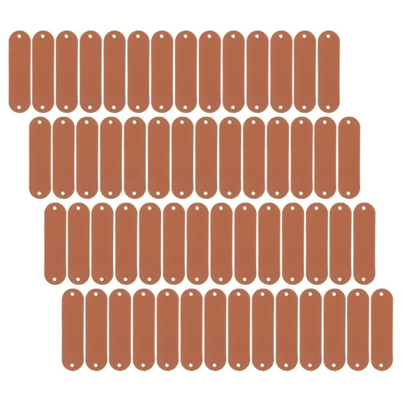 100 Pcs Clothes Labels for Nursing Home Blank Leather
