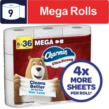 Charmin Toilet Paper Ultra Strong, 9 Mega Rolls