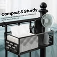 thumbnail image 5 of Hanging Storage Basket Practical Metal Shelf for Apartment Bedroom Office Bunk Bed, 5 of 6