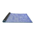 thumbnail image 2 of Ahgly Company Indoor Round Abstract Blue Contemporary Area Rugs, 3' Round, 2 of 4