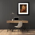 thumbnail image 4 of Johan Fredrik Höckert 20x23 Black Modern Framed Museum Art Print Titled - Rattvik Girl by the Fireside (1860), 4 of 5
