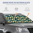 thumbnail image 4 of Balery 2 Piece Tropical Fruit Car Windshield Sun Shade|Foldable Front Windshield Shade for Car Front Window for Most Sedans SUV Truck-Large, 4 of 7