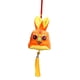 thumbnail image 4 of Figuras de peluche Juguetes Decoraciones, Recuerdo, Colgante relleno del festival, Favor de fiesta, Adorno de conejo colgante para escritorio, Coche, Naranja, 4 of 9