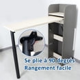 thumbnail image 2 of GROOFOO Pieds de Meubles Pliants, Pieds de Support Réglables Hauteur Réglable pour Table Lit Canapé Véhicule Récréatif (45-71cm), 2 of 4