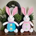 thumbnail image 3 of 2Pcs Easter Bunny Decorations Easter Gnomes, LED Easter Decor, 3 of 5