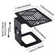 thumbnail image 2 of Soporte Para Báscula De Café De Acero Inoxidable, Bastidor De Pesaje De Altura Ajustable Para Máquina, Bar Doméstico, 14,8 X 11,8 X 8 Cm, Plateado, Negro O Blanco, Para Amantes Del Café, Menaje De C, 2 of 7
