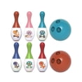 thumbnail image 2 of Juego de bolos para niños, juguetes deportivos, juguetes deportivos, juegos de interior, juego de bolos para regalos de cumpleaños, regalo del Día de estilo B, 2 of 9
