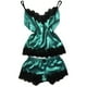 thumbnail image 1 of Gibobby Lencería sexy de mujer tanga Lencería Satén Nueva tentación Camisón Ropa interior de encaje Ropa de dormir Ropa interior sexy(Azul M), 1 of 3