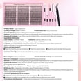 thumbnail image 3 of Lash Clusters Kit Wispy Eyelash Clusters Lashes Natural DIY Lash Extension Kit 10-16mm Cluster Eyelash Extensions Kit 300pcs C Curl Individual Lashes Cluster Eyelash (With Tweezers), 3 of 7