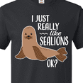 thumbnail image 4 of Inktastic I Just Really Like Sea Lions Ok T-Shirt, 4 of 5