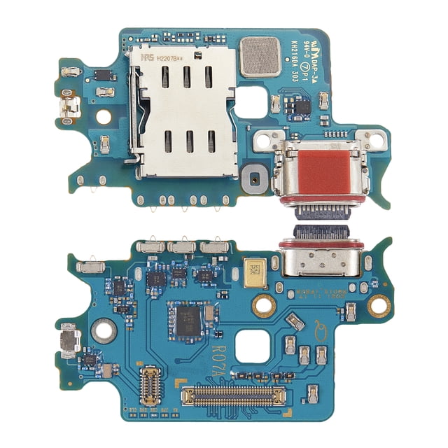 Esource Parts Charging Port Board With Sim Card Reader Compatible Samsung Galaxy S22 5G S9010