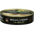 thumbnail image 5 of Grilled Catch Wild Caught Brisling Sardines in olive oil 5.6oz (pack of 10), 5 of 6