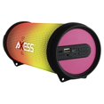 thumbnail image 1 of Axess SPBL1044 Vibrant Plus Haut-Parleur Hi-Fi Bluetooth Noir avec Disco LED Light&44; Rose, 1 of 1