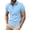 Blue, variant on Blekii Men's Classic Basic Short Sleeve Cotton Golf Shirts for Men Dry Fit - Ribbed Collar Design, Sporty Athletic Style - Great for Golf Course, Tennis Court, Country Club, Weekend
