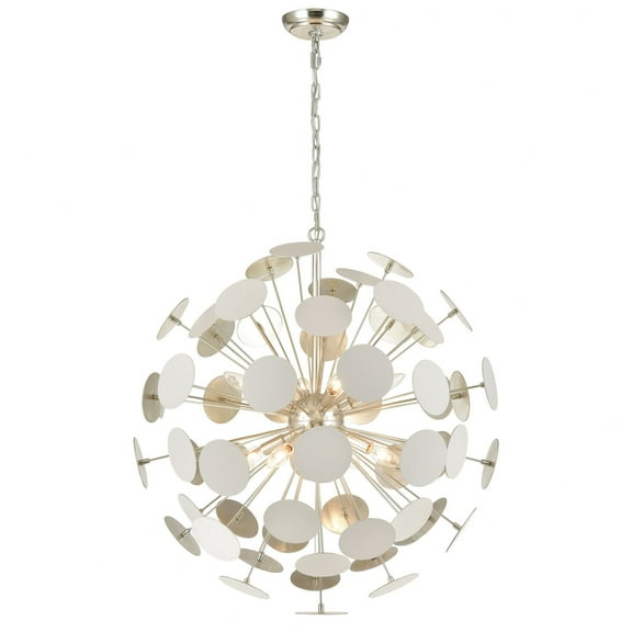 18286/8-Elk Home-Modish - 8 Light Chandelier in Modern/Contemporary Style with Mid-Century and Luxe/Glam inspirations - 28 Inches tall and 28 inches