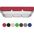 thumbnail image 1 of Porch Swing Canopy, Outdoor Swing Cover Replacement Canopy, Swing Canopy Cover Replacement 420D, Top for Porch Patio Garden Pool Seat(Red,98x73x7inch), 1 of 7