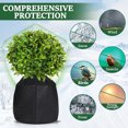 thumbnail image 3 of Dbuoem Insulation Cover for Plant Pot Winter Plant Protection Bag Anti-Frost Plant Cover with Zipper Drawstring for Potted Plants Fruit Trees Shrubs, 3 of 8