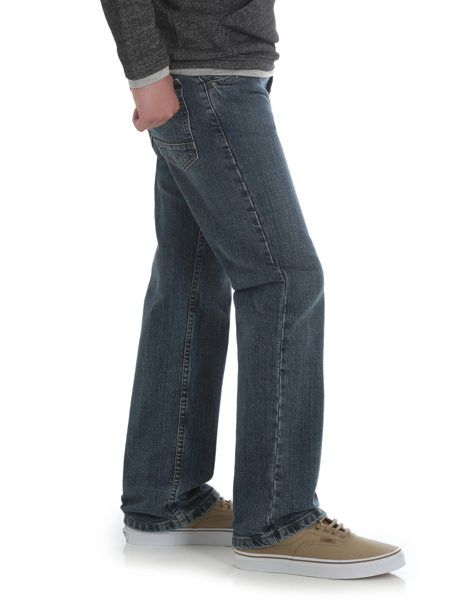 Wrangler Boys' 4-16 & Husky Straight Fit Jeans, Sizes 4-16 & Husky ...