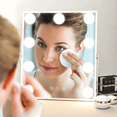 thumbnail image 6 of CONGUILIAO 9 LED Bulbs Hollywood Vanity Mirror with Lights, Hollywood Makeup Mirror, Small Vanity Lighted Mirror with 3 Color Lighting Modes, Smart Touch Control, 6 of 9