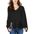 thumbnail image 1 of INC suéter adornado para mujer, negro, extragrande, 1 of 2