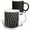 Multicolor, variant on 3drose, Black and White Zebra Print, 15oz Mug