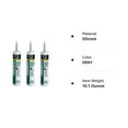 thumbnail image 3 of (2 pack) Dap 18021, Siliconized Latex, Gray Cartridge Industrial Sealant, 14 lb 10.1 fl oz, 3 Pack, 3 of 3
