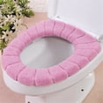 thumbnail image 6 of Cushioned Toilet Seat, Toilet Cover Seat, Thick Woven Textile, Toilet Seat Covers for Bathroom, Reusable Comfort, Seasonal Use, Light Beige, 1 Pc, 6 of 6