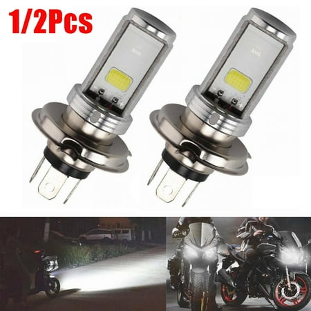 

For Motorcycle H4 6500K LED Hi/Lo Beam Front Light Bulb Super Bright Headlight