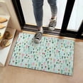 thumbnail image 2 of Light Blue Christmas Tree Pattern Door Rugs,Washable Non Slip Door Mats Indoor,Decorative Door Mats,Entry Mat Indoor for Entrance,Bedroom,Kitchen,Bathroom,16"x24", 2 of 6