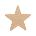 thumbnail image 1 of 5 Pcs Star Cut Outs2-1/4 tall x 2-1/4 wide x 1/4 thick, 1 of 1